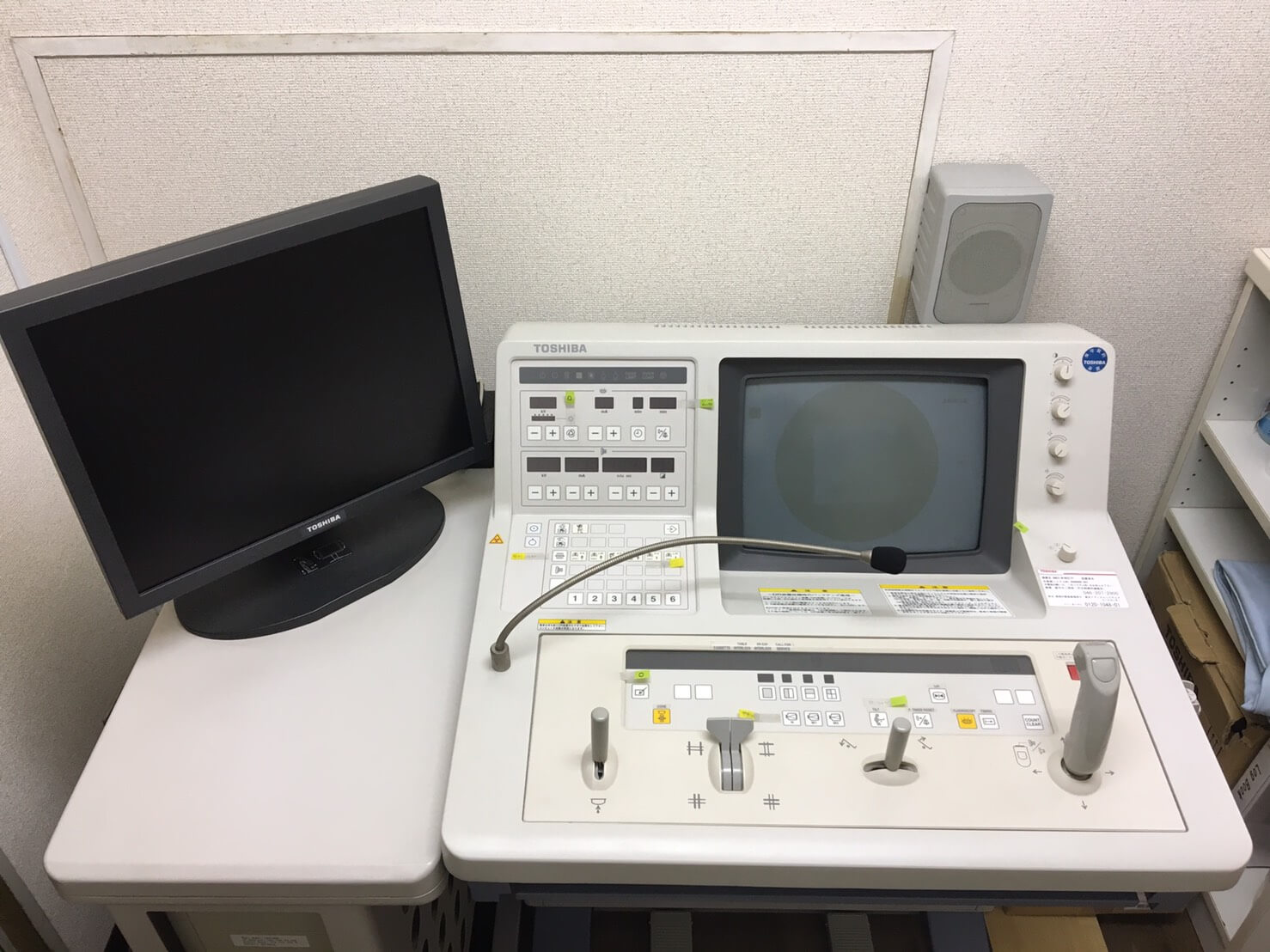 レントゲン装置の操作盤の写真